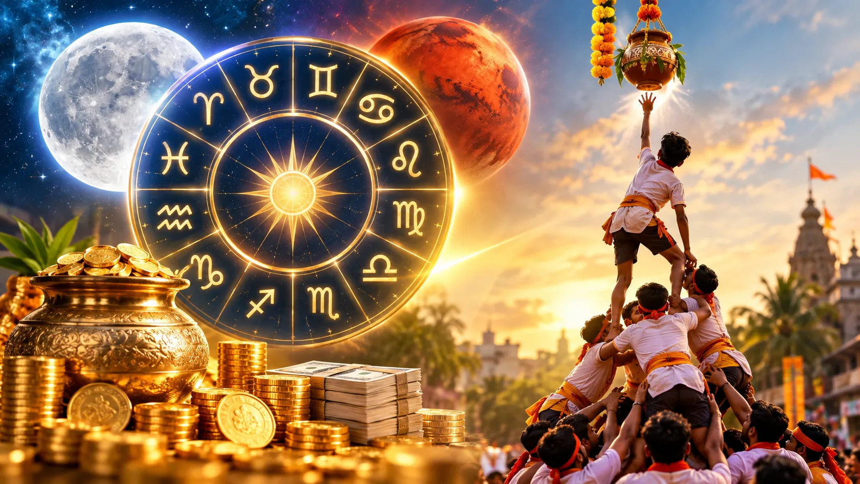 Daily Horoscope 5 September 2026: Dahi Handi Special Chandra-Mangal Yoga