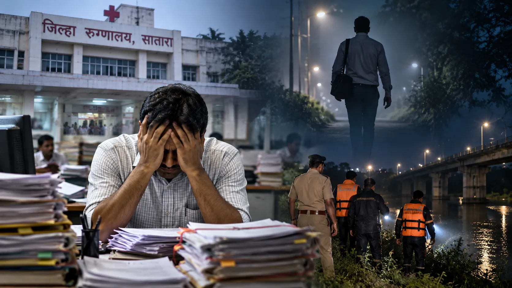 Satara District Hospital Clerk Goes Missing Overnight After Sending 'Farewell'