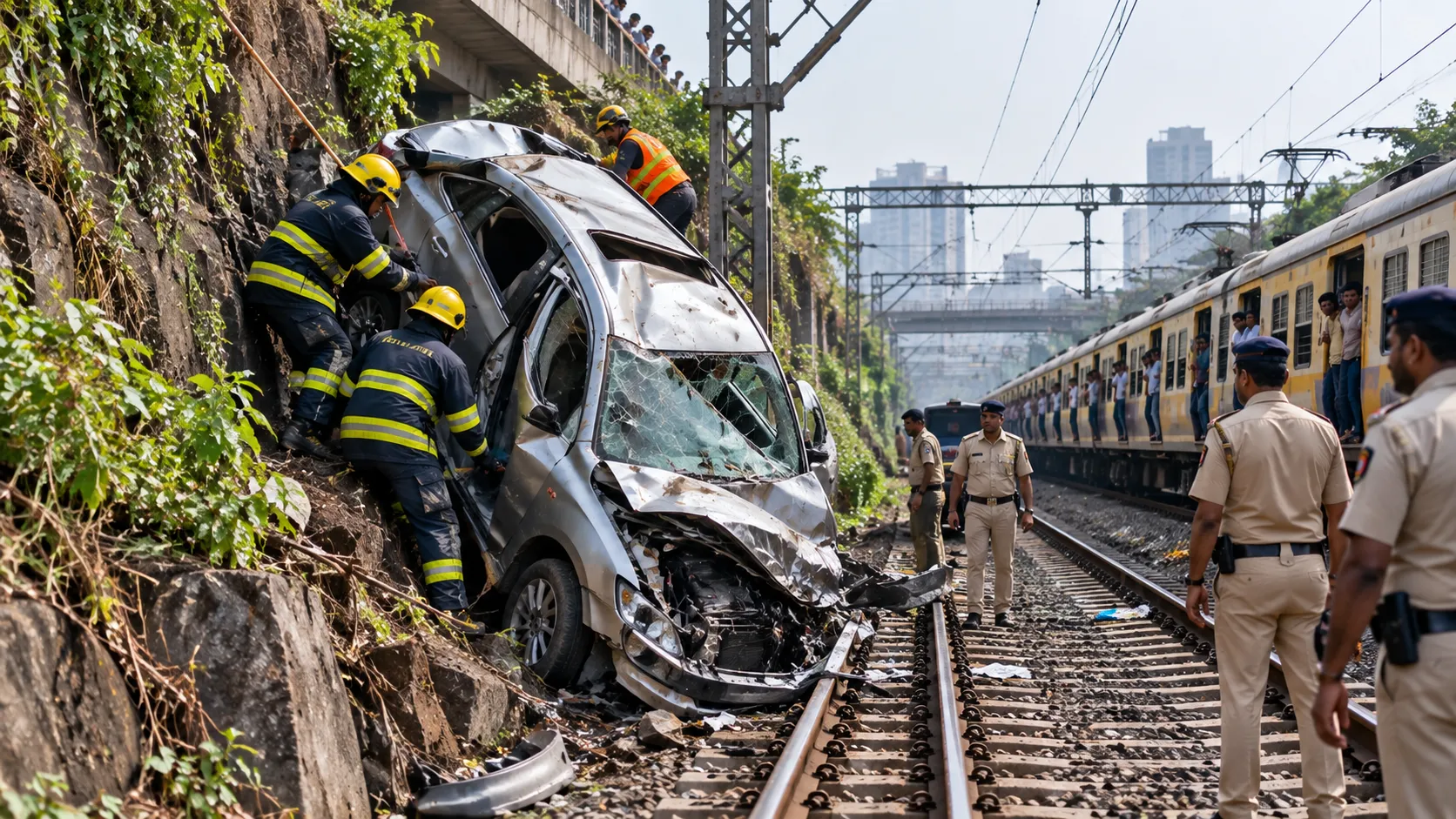 17-Year-Old Student Survives Miraculously After Car Plunges