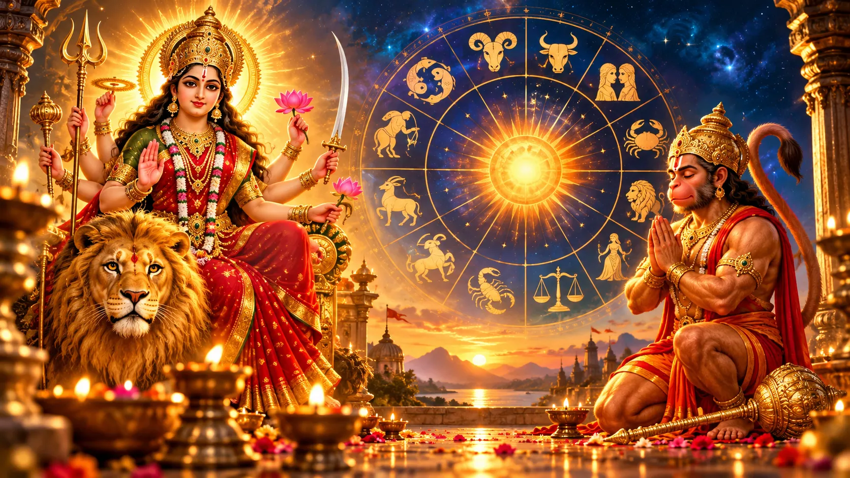 Divine Blessings of Goddess Adishakti and Lord Hanuman on October 13, 2026: