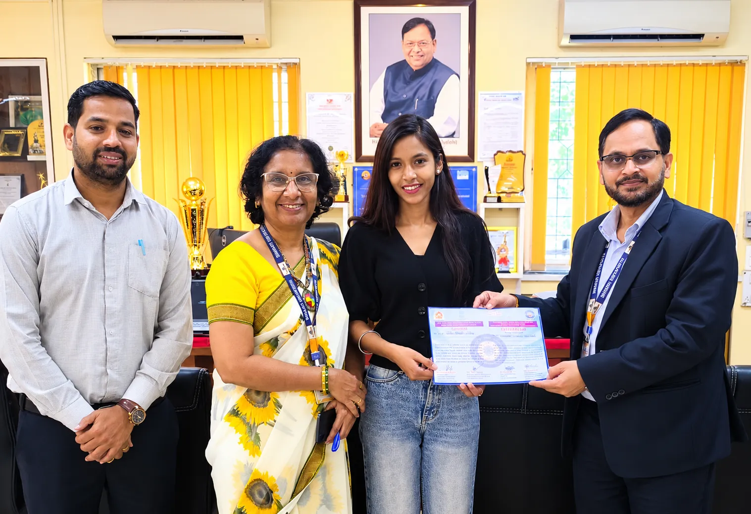 Proud Moment for Pune: Siddhi Gawde of Bharati Vidyapeeth's Women's
