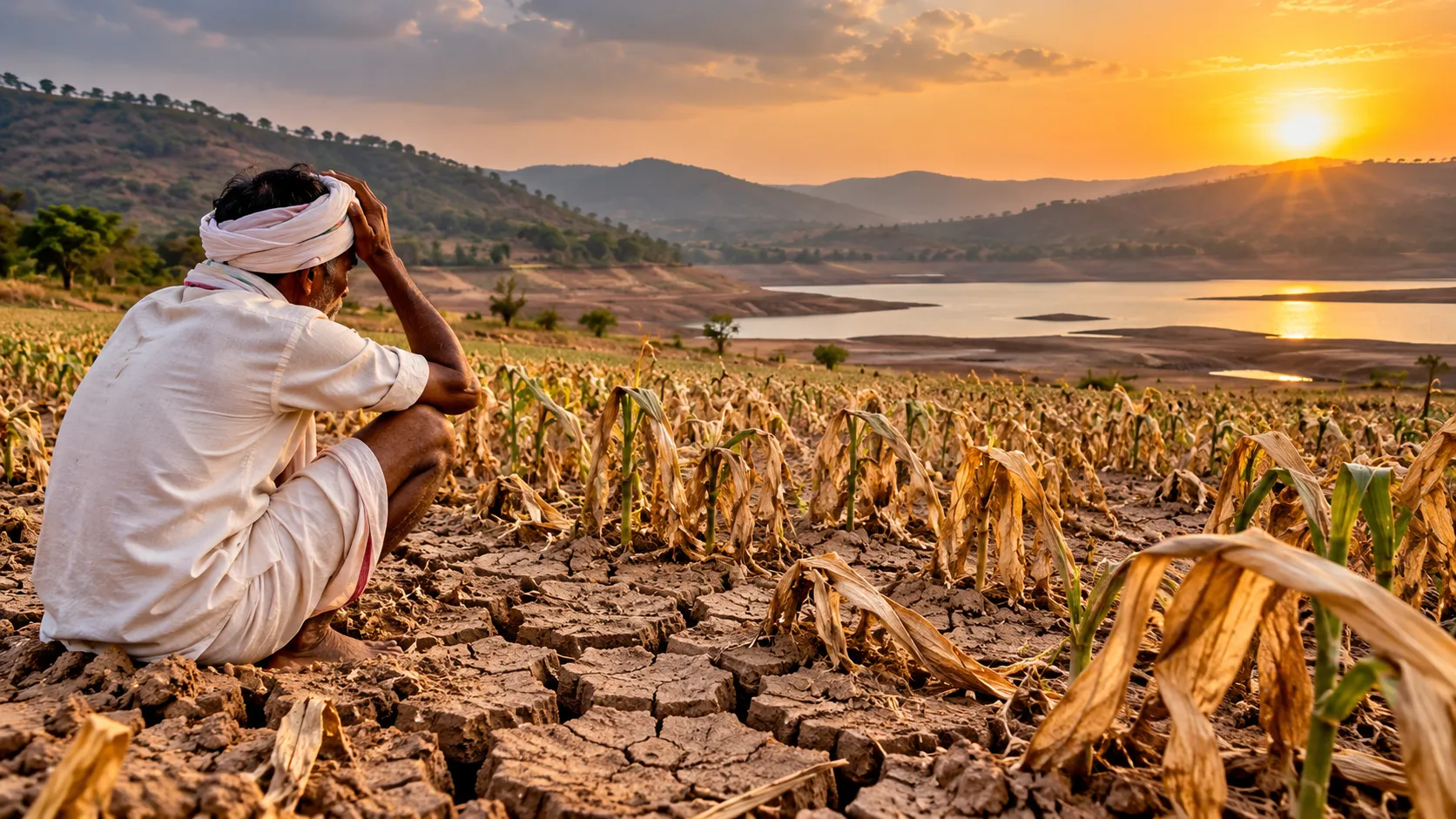 Severe Drought Crisis in Ratnagiri: Over 12,850 Hectares of Crops Destroyed