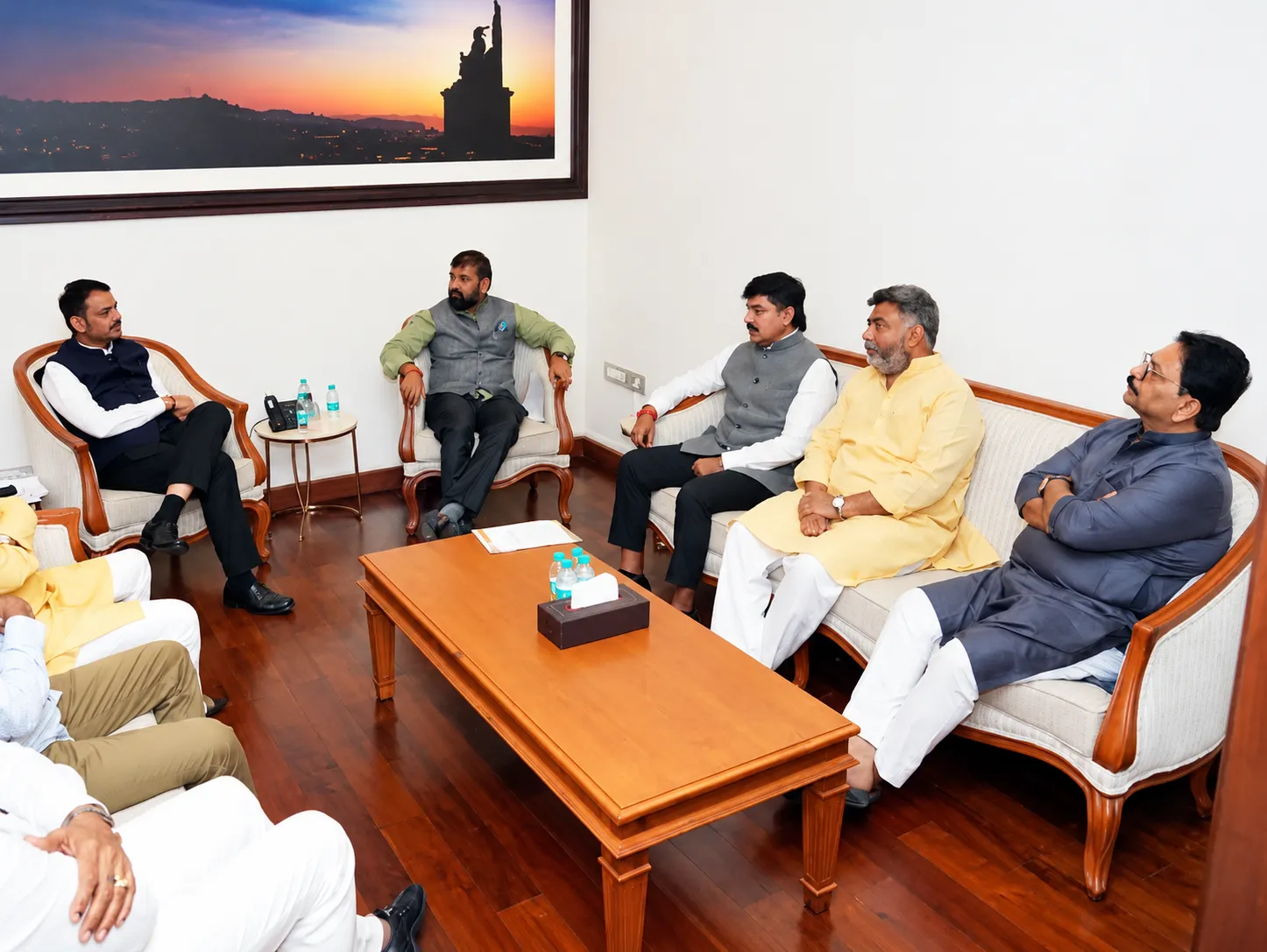 Shiv Sena Shinde Group Leaders Meet CM Devendra Fadnavis