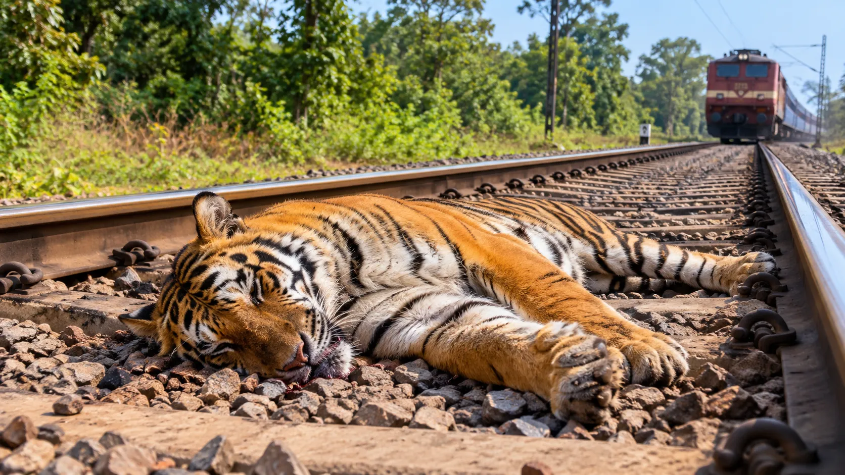Tragic Wildlife Incident in Nanded: Mutilated Carcass of Royal Bengal Tiger