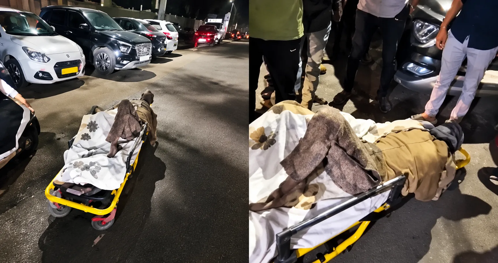 Shocking Incident in Pune: Homeless Patient Falls Out of Moving Ambulance