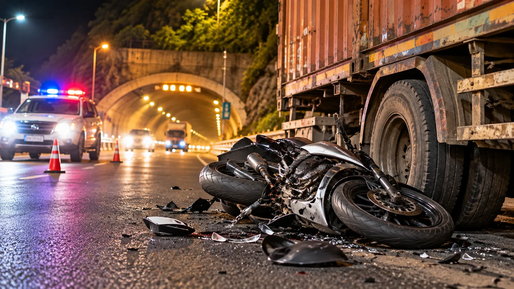 Tragic Accident Near Katraj Tunnel: Young Woman Killed, Pillions-Passenger