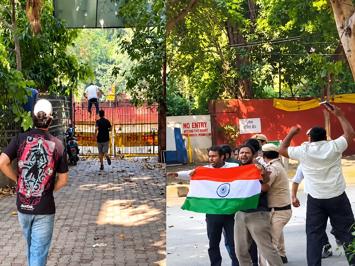 Big Surprise for Delhi Police at Jantar Mantar! CJP Leaders Ajinkya Shinde, Saurabh Das