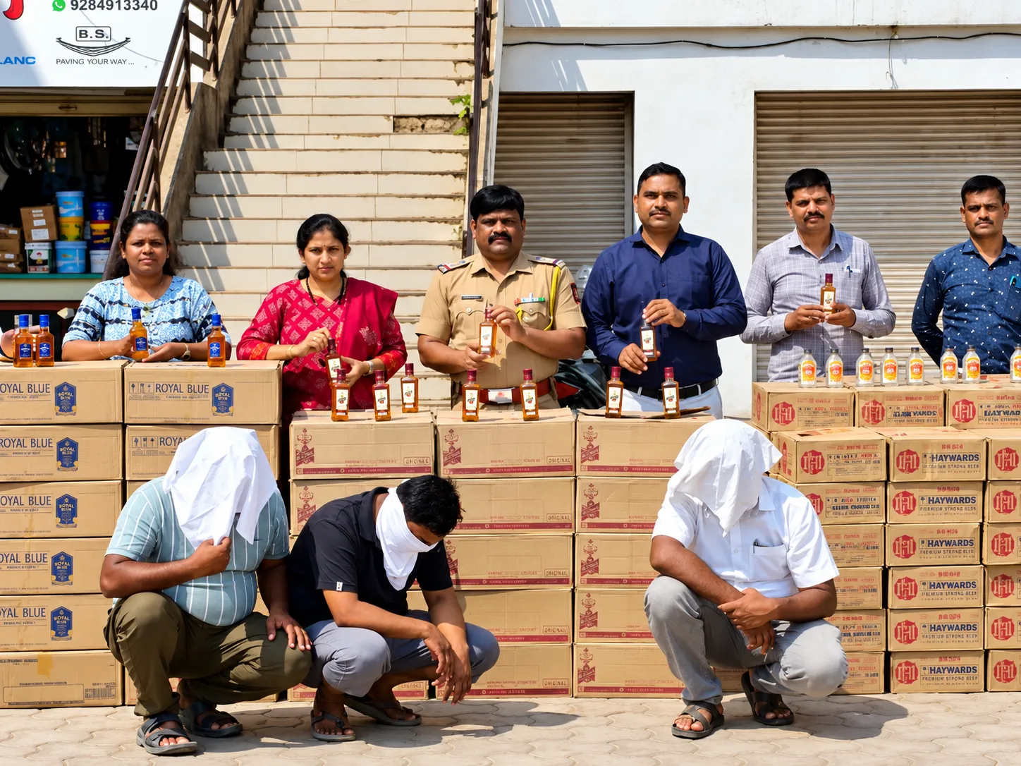 Fake Foreign Liquor Racket Busted in Junnar: State Excise Department Seizes Goods