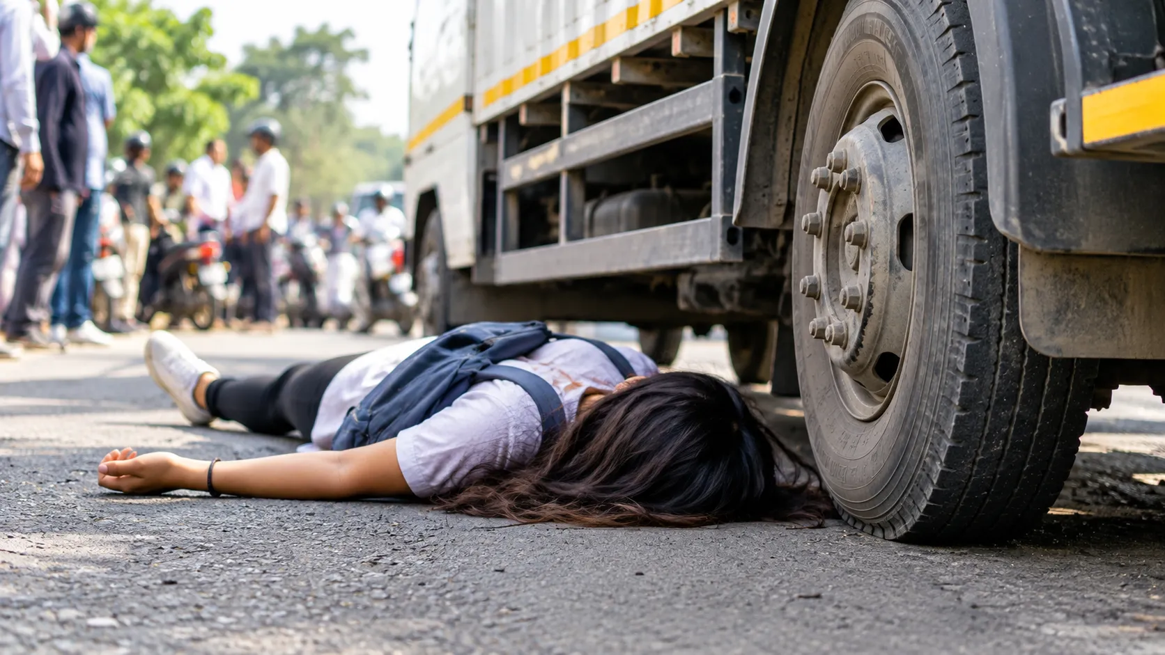 Tragic Accident in Pethwadgaon, Kolhapur: Speeding Tempo Crushes Pharmacy Studen