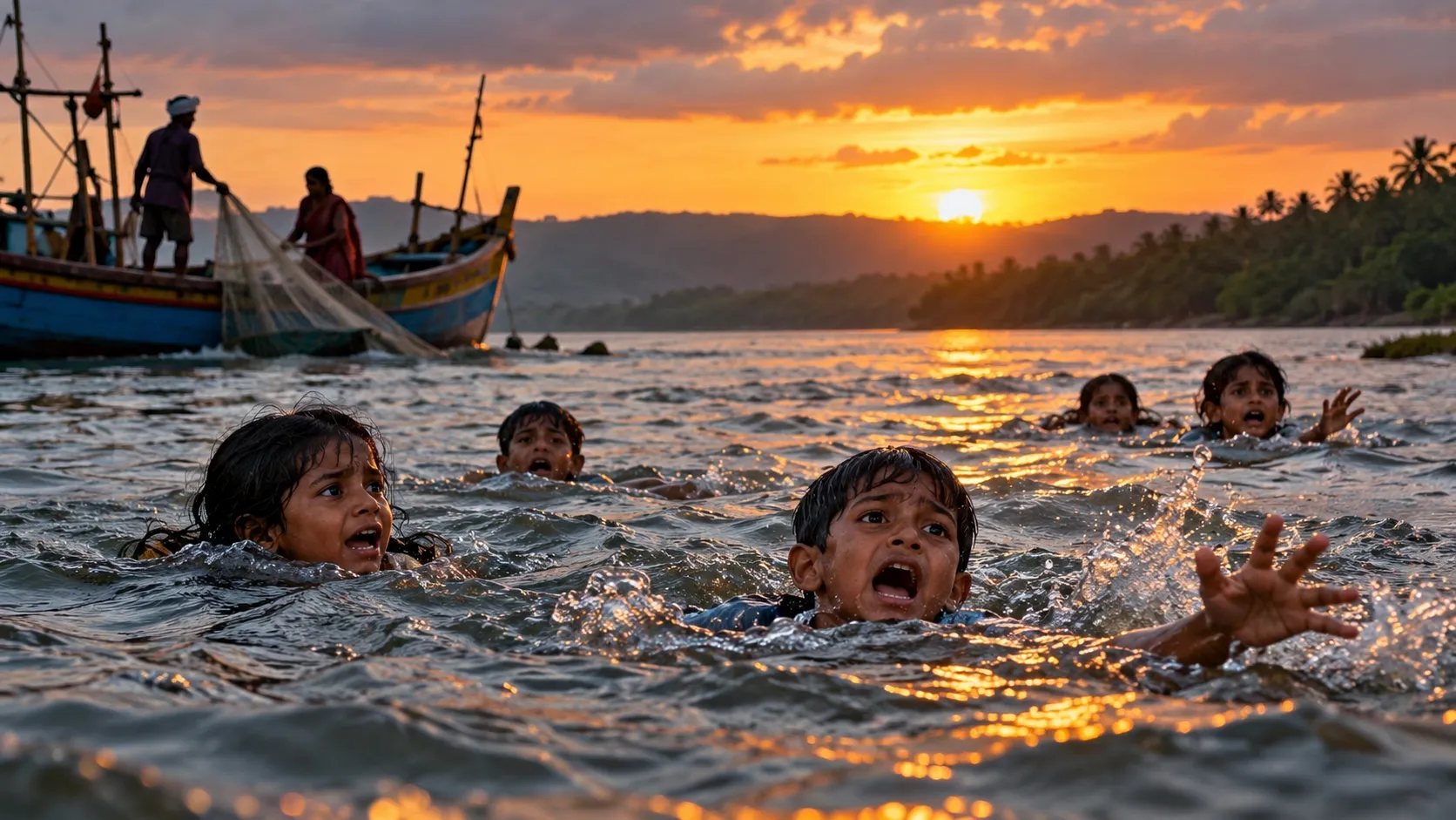 Tragedy in Ratnagiri: Five Children from Same Family Drown in Creek While Fishing with Parents