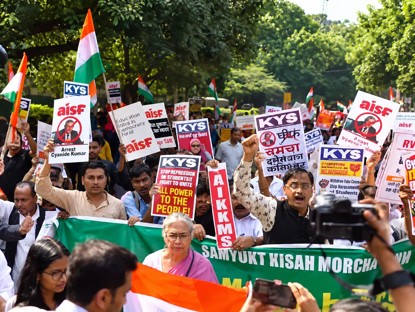 Protests Escalated in Delhi Over Electoral Rolls:
