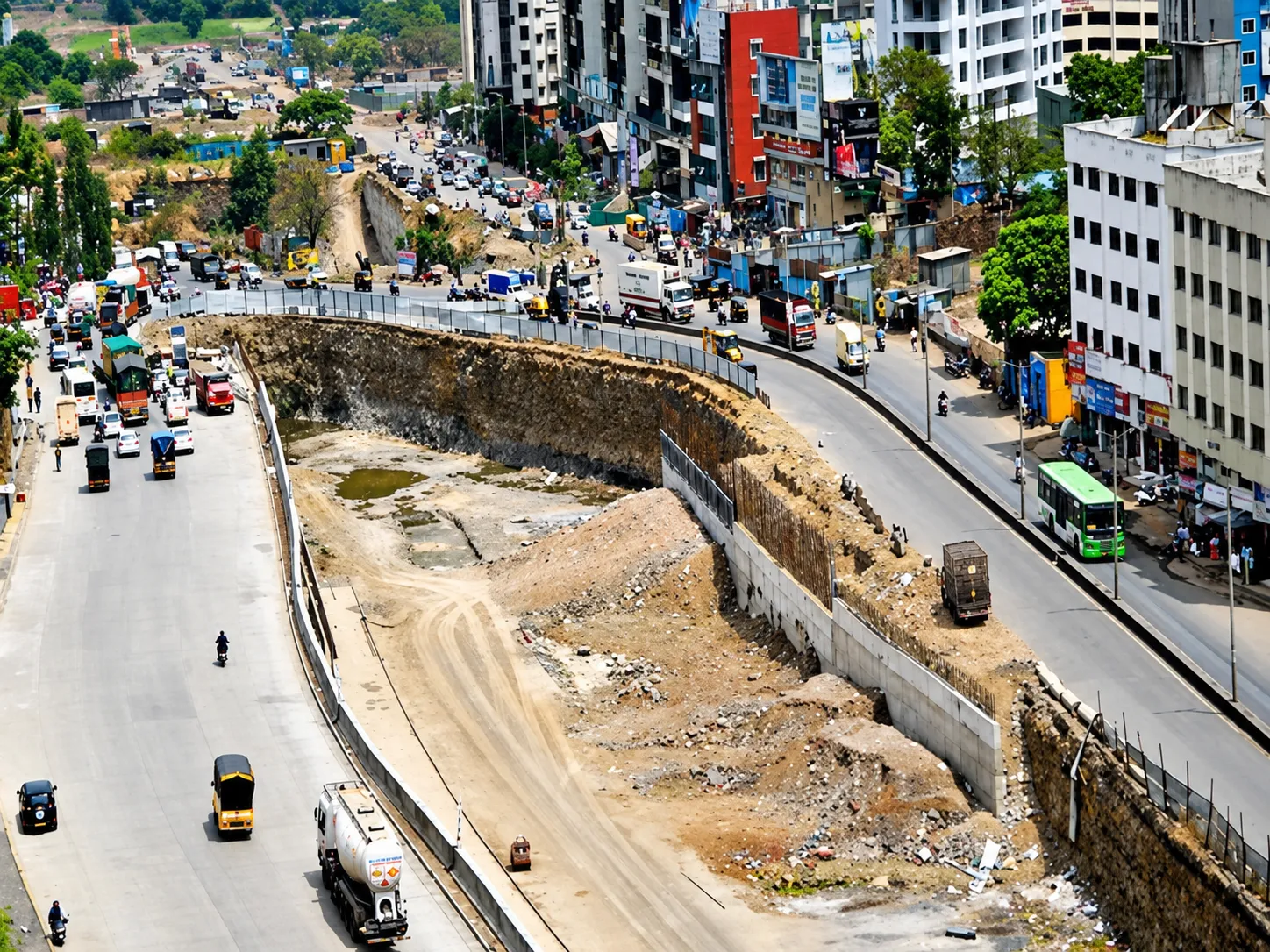 Road Work Chaos in Pune: Incomplete Construction Cripples Water Supply and Frustrates Citizens