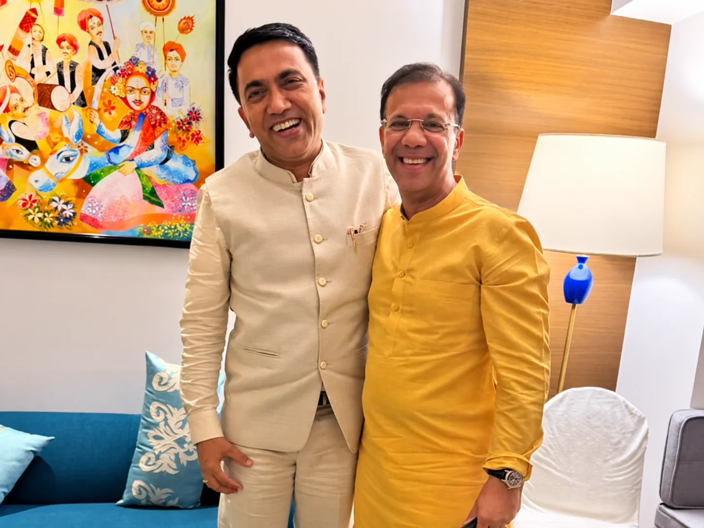 "The Goal Is to Bring BJP Back to Power": Minister Vishwajit Rane and CM Pramod Sawant Meet